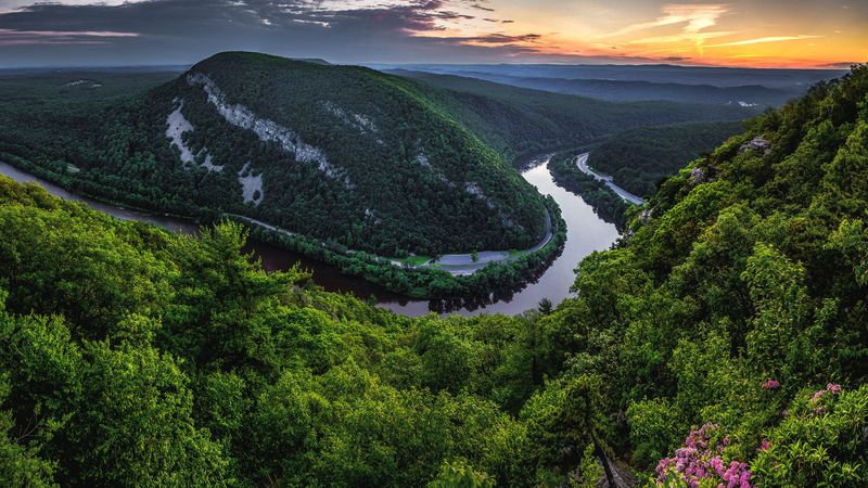 Finishing the Hike in Delaware Water Gap