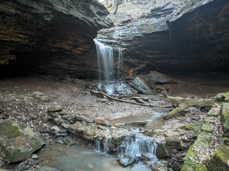 Frankfort Mineral Springs Falls - Raccoon Creek State Park, Beaver County Frankfort Mineral Springs Falls - Raccoon Creek State Park, Beaver County
