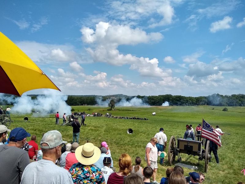 Gettysburg Battlefield Reenactment in Gettysburg Gettysburg Battlefield Reenactment in Gettysburg