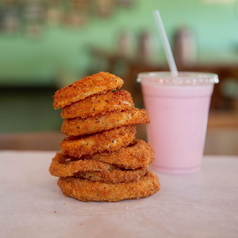Hand-Battered Onion Rings Steal the Show Hand-Battered Onion Rings Steal the Show