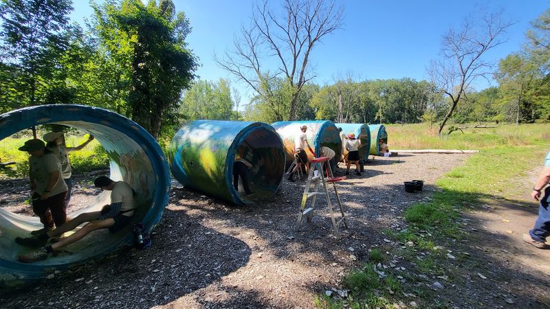Hike the eco-art trails at Teaneck Creek Conservancy Hike the eco-art trails at Teaneck Creek Conservancy