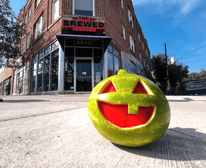 A Milwaukee Avenue Entrance with Creature-Feature Energy A Milwaukee Avenue Entrance with Creature-Feature Energy