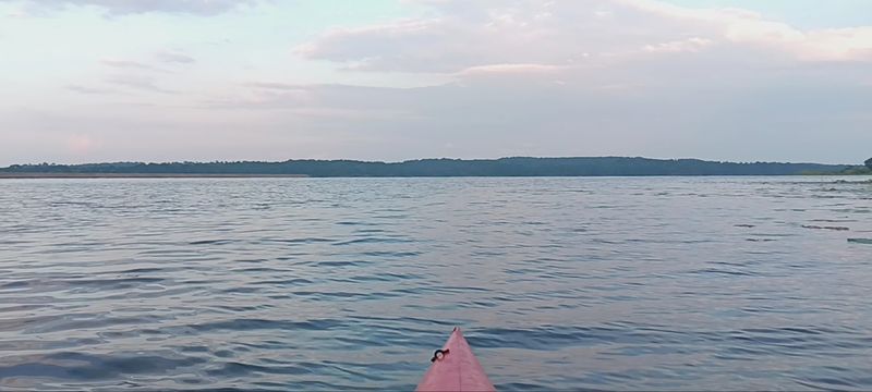 Kayaking and Canoeing on Calm, Clear Water