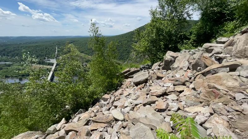 Loose rock makes every nervous step feel bigger