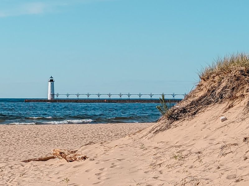 Manistee First Street Beach Manistee First Street Beach