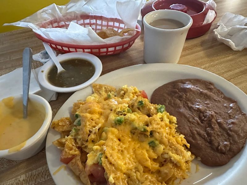 Migas Con Todo Plate