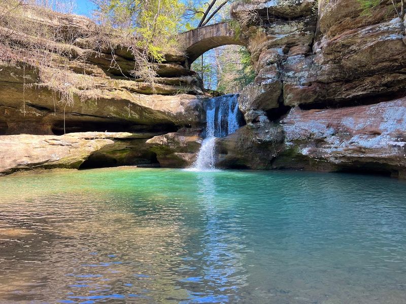 Old Man’s Cave Gorge Trail at Hocking Hills State Park, Logan