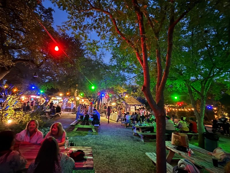 Party In The Massive Beer Garden Out Back