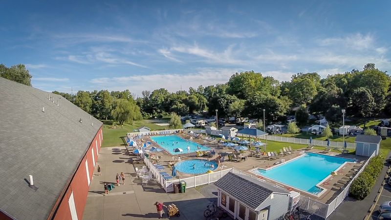 Pools, play areas, and family amenities add value
