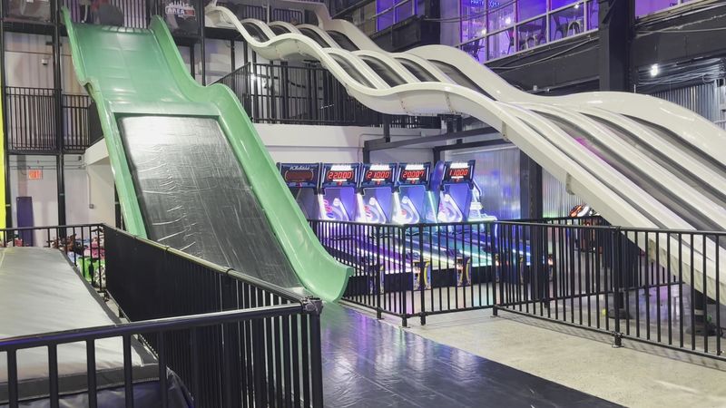 Roller Skating, Giant Slides, and Playful Chaos