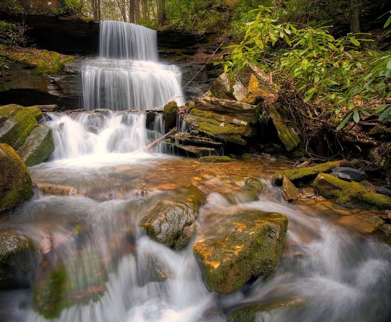 Round Island Run Falls - Sproul State Forest, Clinton County Round Island Run Falls - Sproul State Forest, Clinton County