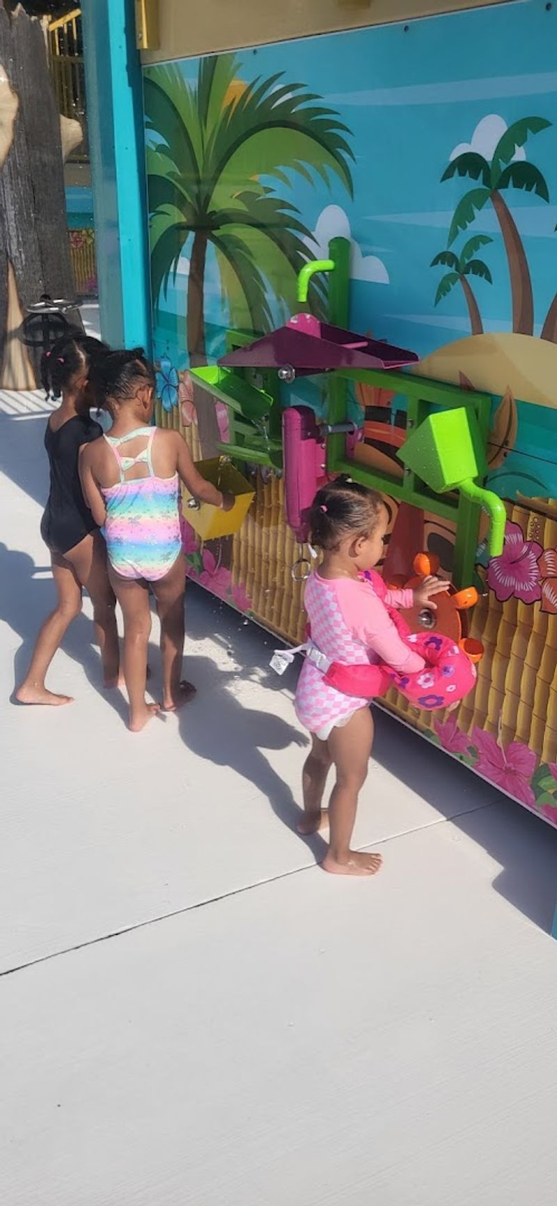 Sand and splash play create room to roam Sand and splash play create room to roam