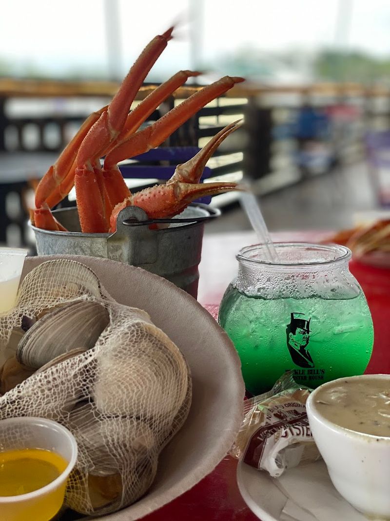 Seafood is the main event here