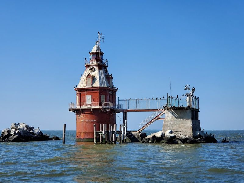 Ship John Shoal Lighthouse — Delaware Bay Ship John Shoal Lighthouse — Delaware Bay