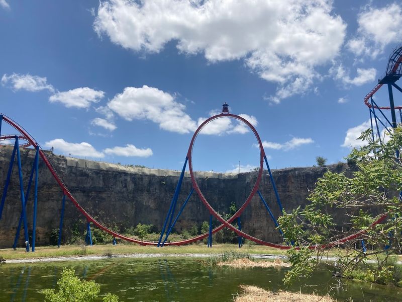 Six Flags Fiesta Texas's Unique Quarry Setting