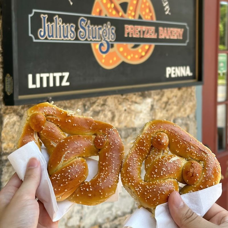 Soft pretzels, hard pretzels, and gift shop treats