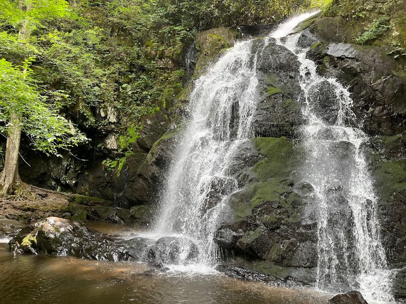 Spruce Flats Falls Trailhead Is Tucked Away Near Townsend, Tennessee