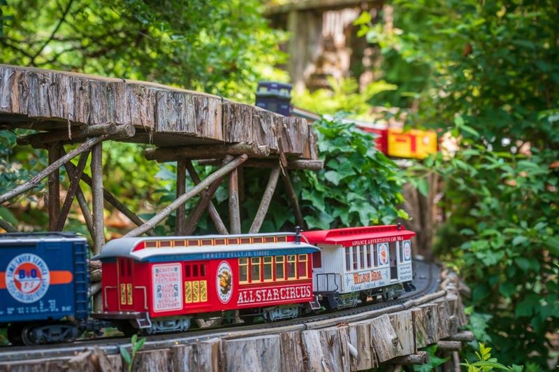 The Garden Railway adds charm, nostalgia, and family-friendly fun The Garden Railway adds charm, nostalgia, and family-friendly fun
