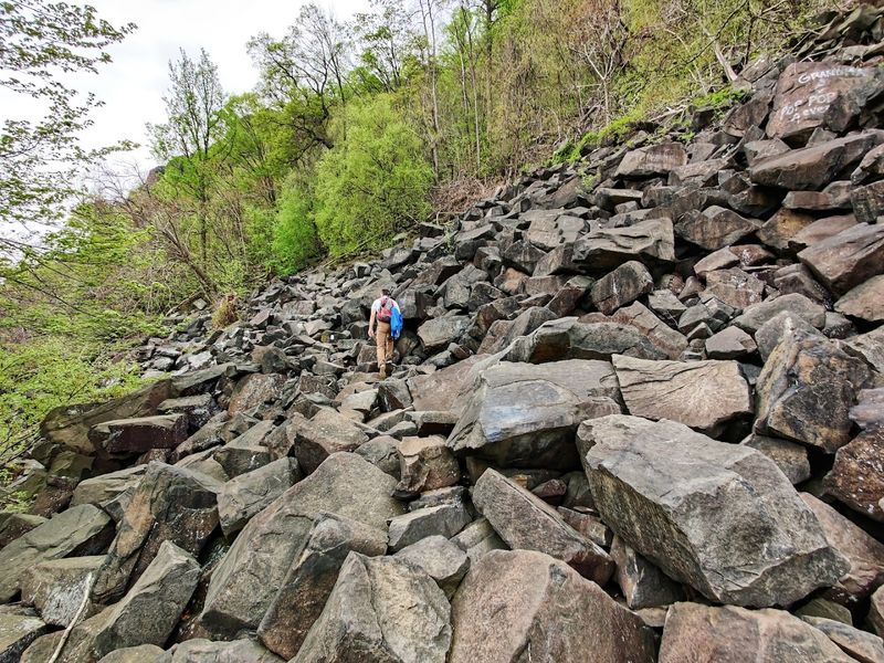 The Giant Stairs at Palisades Interstate Park