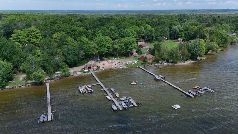 The Lakefront Setting on Manistique Lake