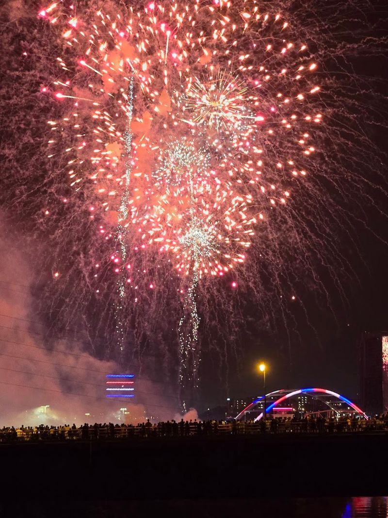 The Nashville Waterfront That Turns Into a Fireworks Hotspot Every July The Nashville Waterfront That Turns Into a Fireworks Hotspot Every July