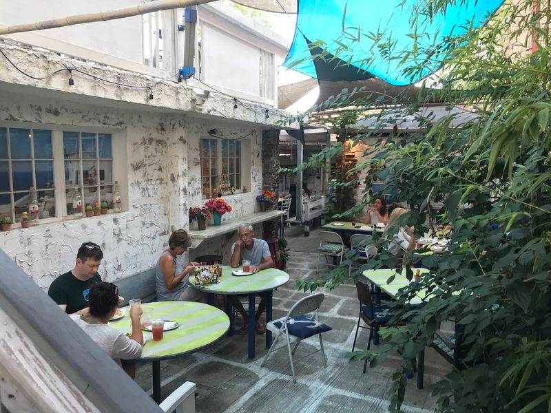 The Patio at Opa Greek Restaurant Feels Like a Mediterranean Escape The Patio at Opa Greek Restaurant Feels Like a Mediterranean Escape