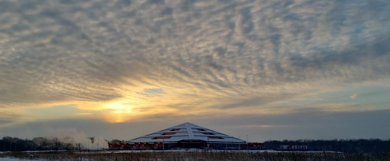 The Pyramid's Eye-Catching Glass Exterior The Pyramid's Eye-Catching Glass Exterior