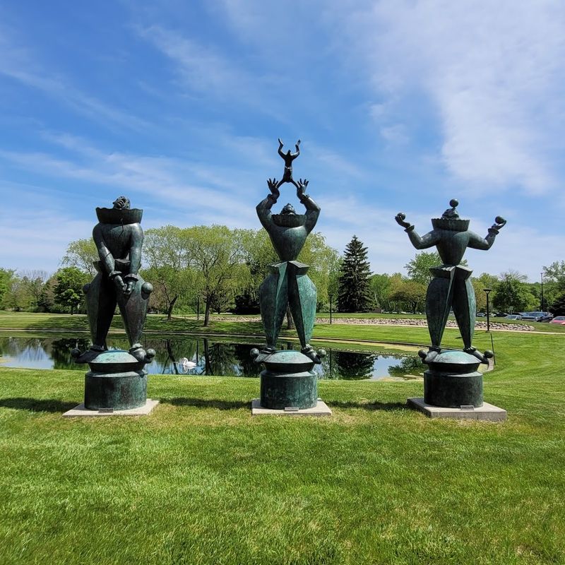 The Sculpture Garden Out Front
