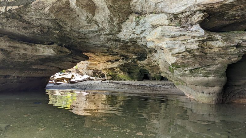 The Sea Caves Near Turnip Rock The Sea Caves Near Turnip Rock