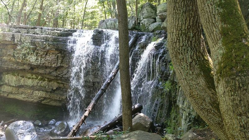 The Short Trail and Waterfall Nearby The Short Trail and Waterfall Nearby