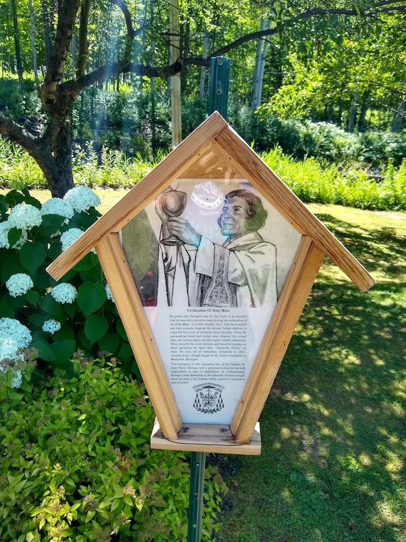 The Story Stations Scattered Through the Grounds