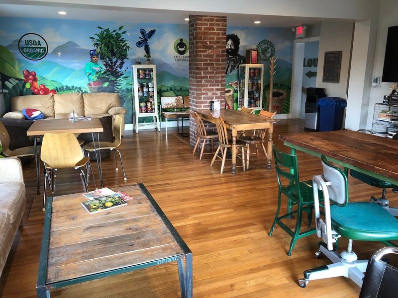 The Upstairs Lounge Gives This Small Roastery Its Big-City Feel The Upstairs Lounge Gives This Small Roastery Its Big-City Feel