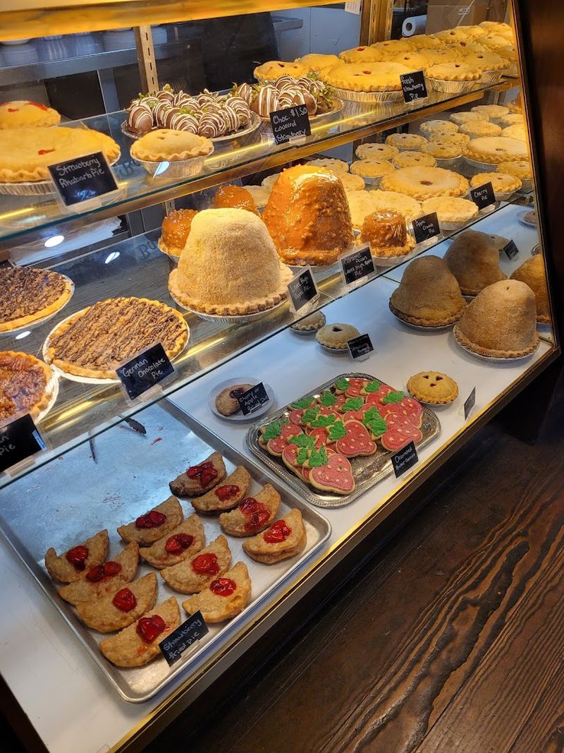 The bakery case is part of the fun