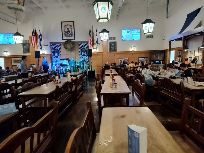 The beer hall atmosphere is the real draw The beer hall atmosphere is the real draw