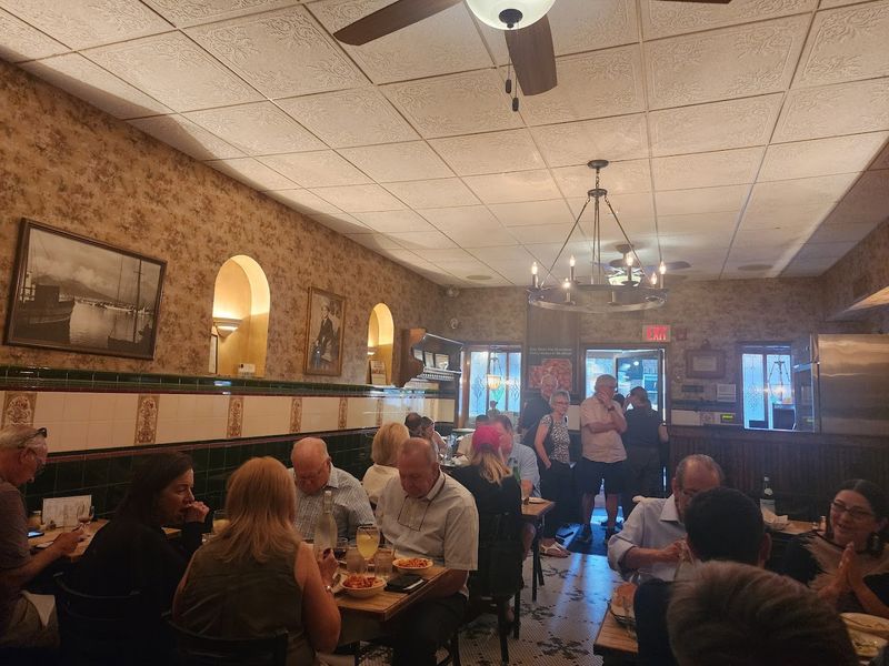 The dining room feels like stepping into Philly history The dining room feels like stepping into Philly history