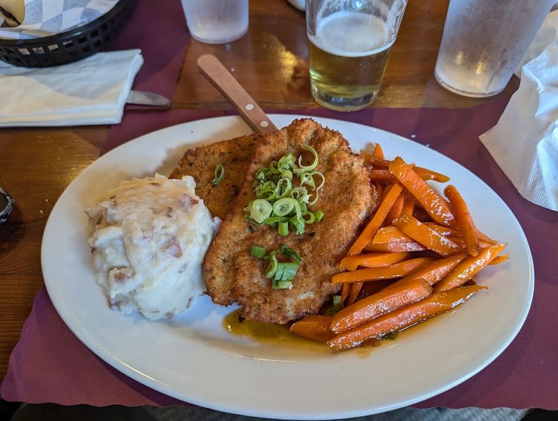 The giant schnitzel that steals the show