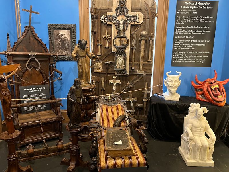 The haunted artifacts and demonic displays steal the show The haunted artifacts and demonic displays steal the show