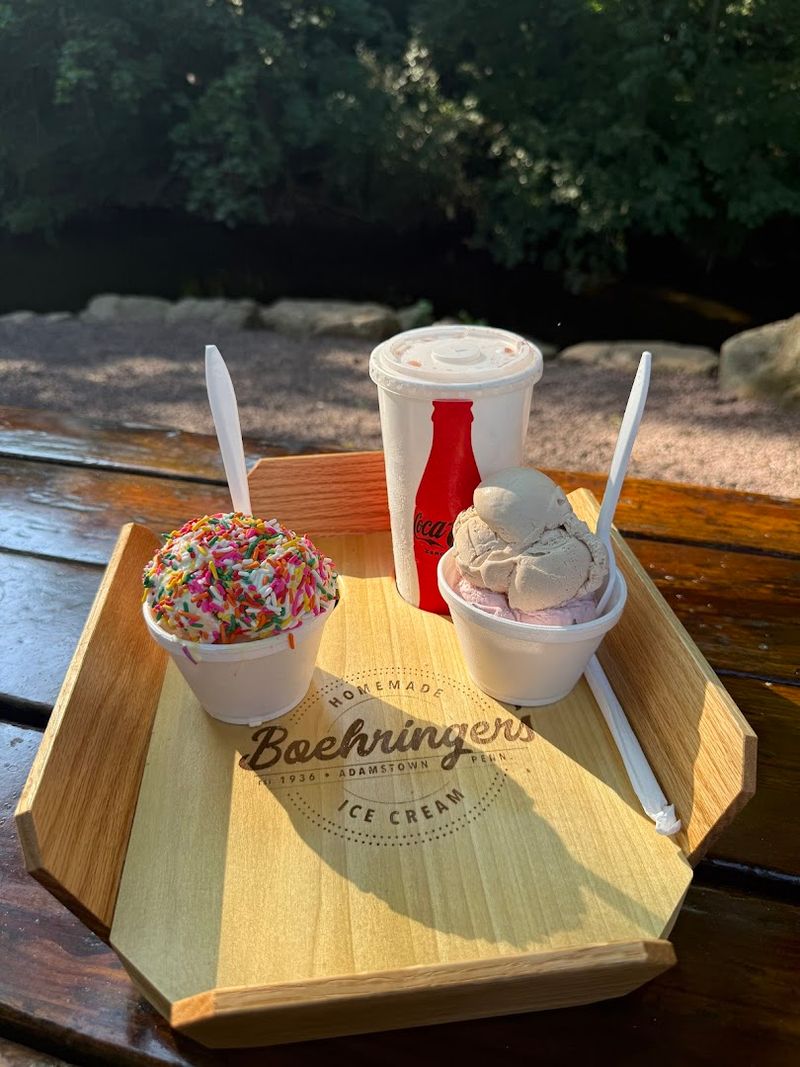 The ice cream is part of the tradition The ice cream is part of the tradition