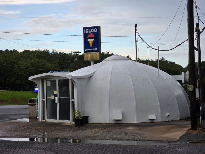 The igloo-shaped building that steals the scene