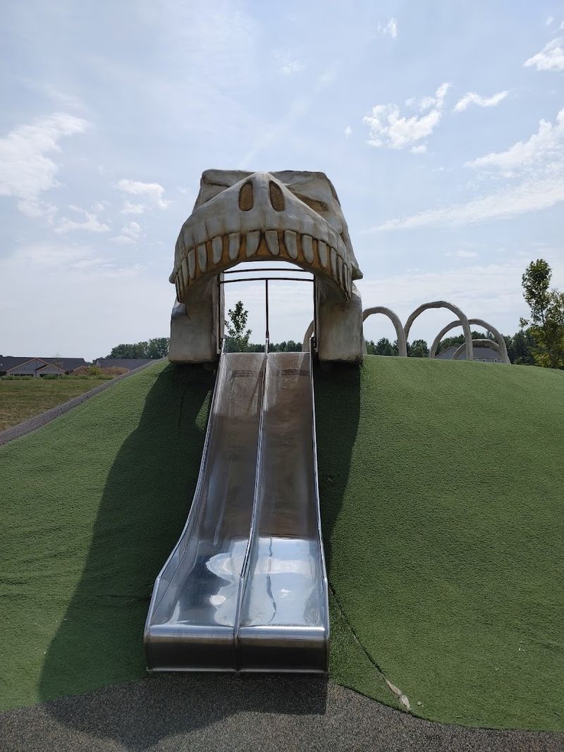 The legendary dinosaur slide The legendary dinosaur slide