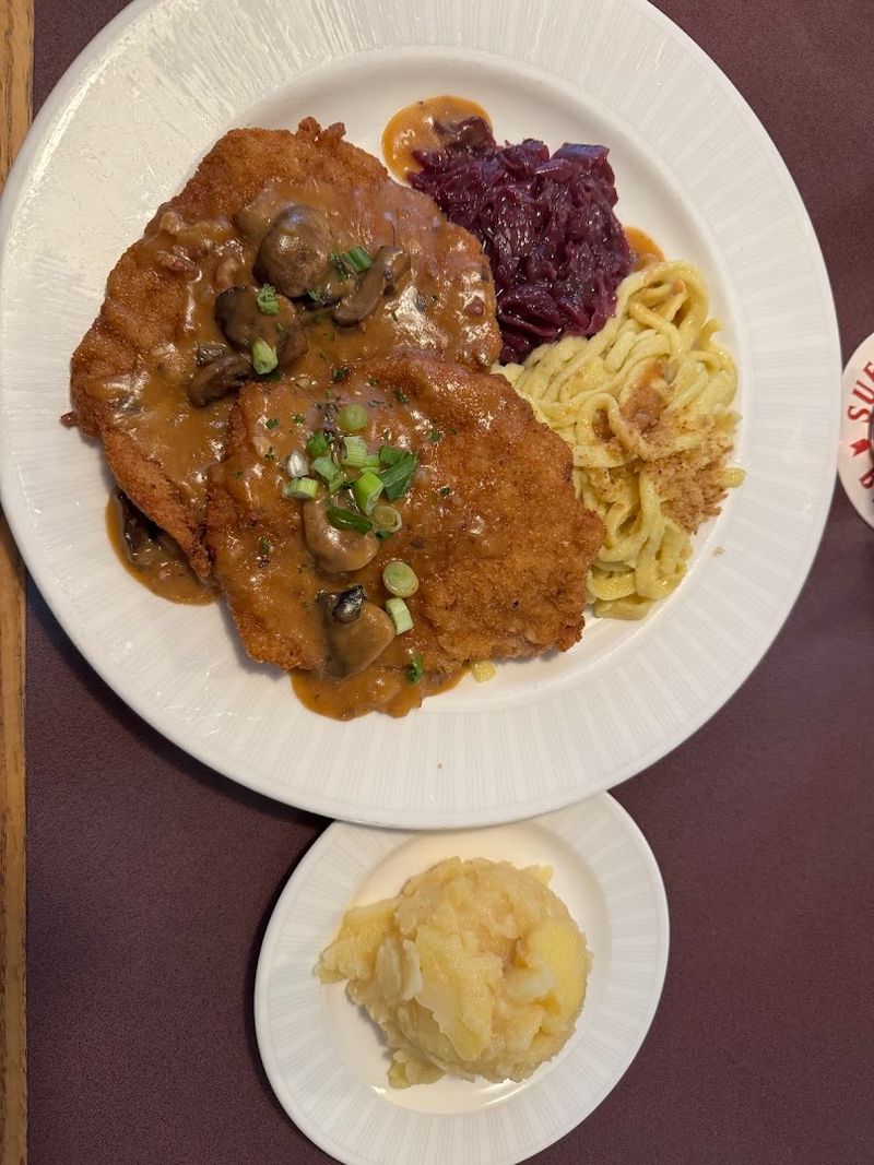 The menu delivers the German classics people crave