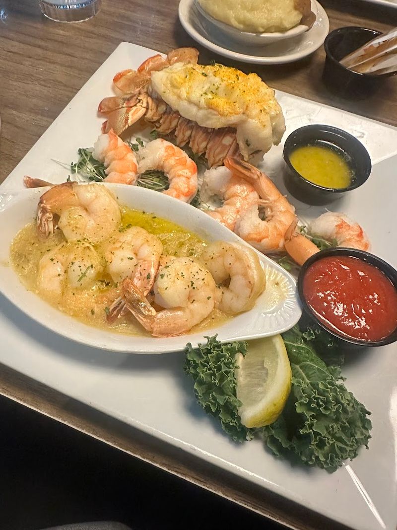 The menu gives you classic seafood comfort