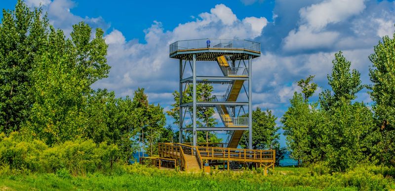 The observation tower is the park's unforgettable centerpiece The observation tower is the park's unforgettable centerpiece
