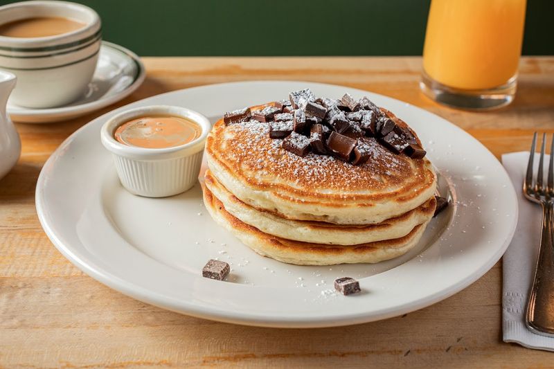 The pancakes that made the restaurant famous The pancakes that made the restaurant famous