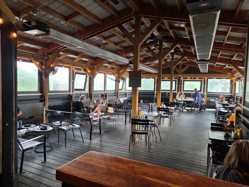 The patio adds another layer of charm