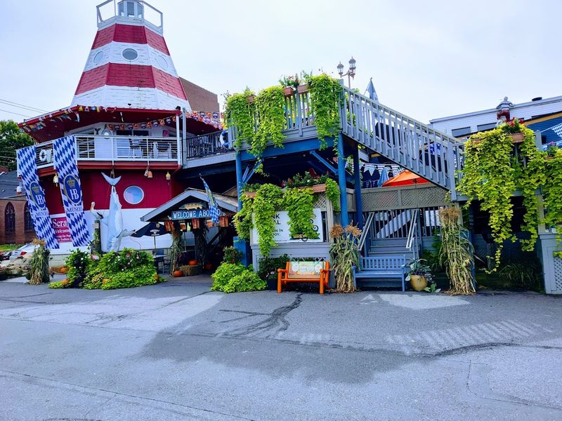 The pirate ship exterior is half the fun