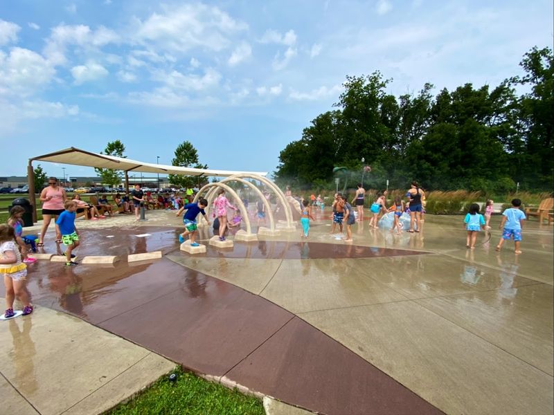 The splash pad that saves hot afternoons The splash pad that saves hot afternoons