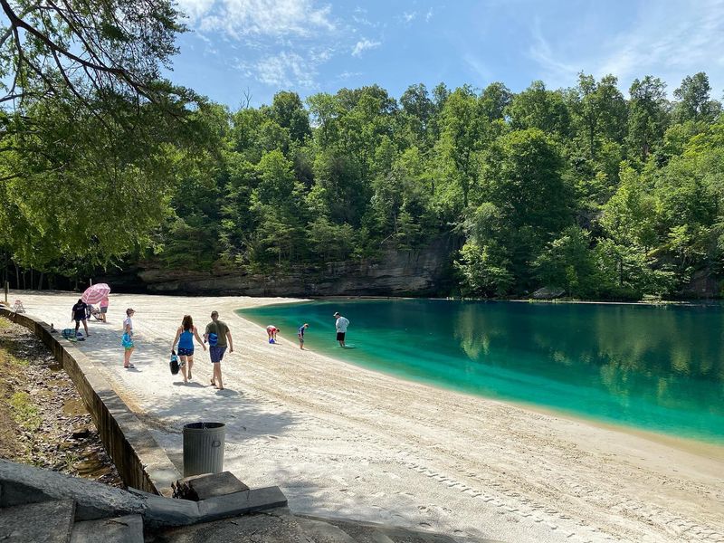 The white sand beach that feels wonderfully unexpected