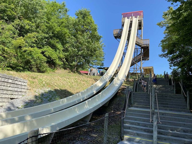 Thrill Seekers Can Race, Drop, and Twist Through the Slides