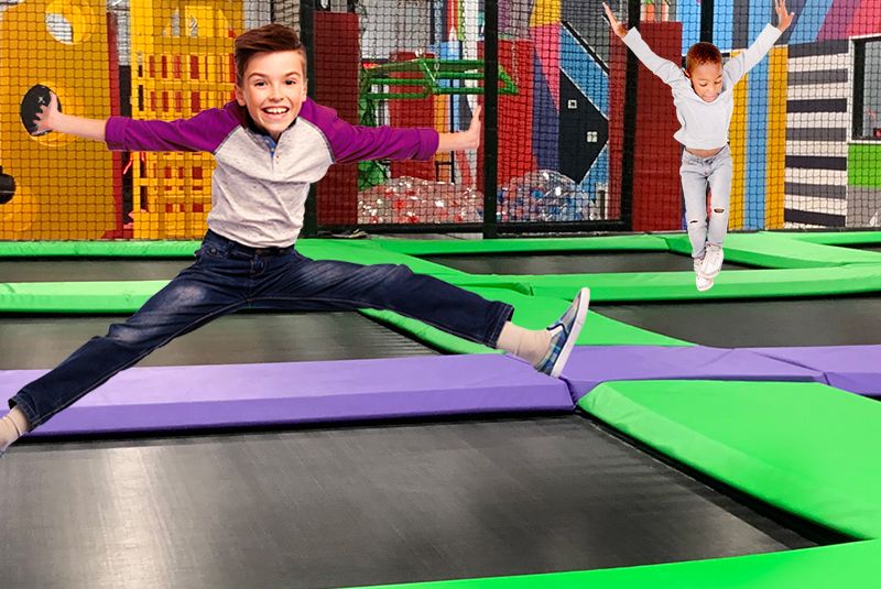 Trampolines, Climbing Walls, And Ninja Challenges All Under One Roof